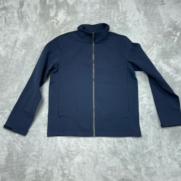 32 Degrees Heat Navy Full-Zip Jacket Mens Medium Polyester a1561 - Picture 1 of 8